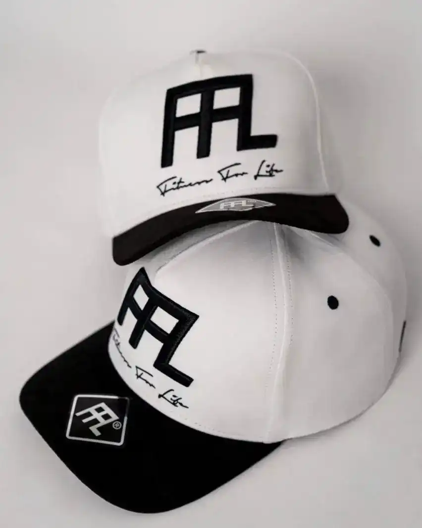 slidePresentation-white-trucker-cap